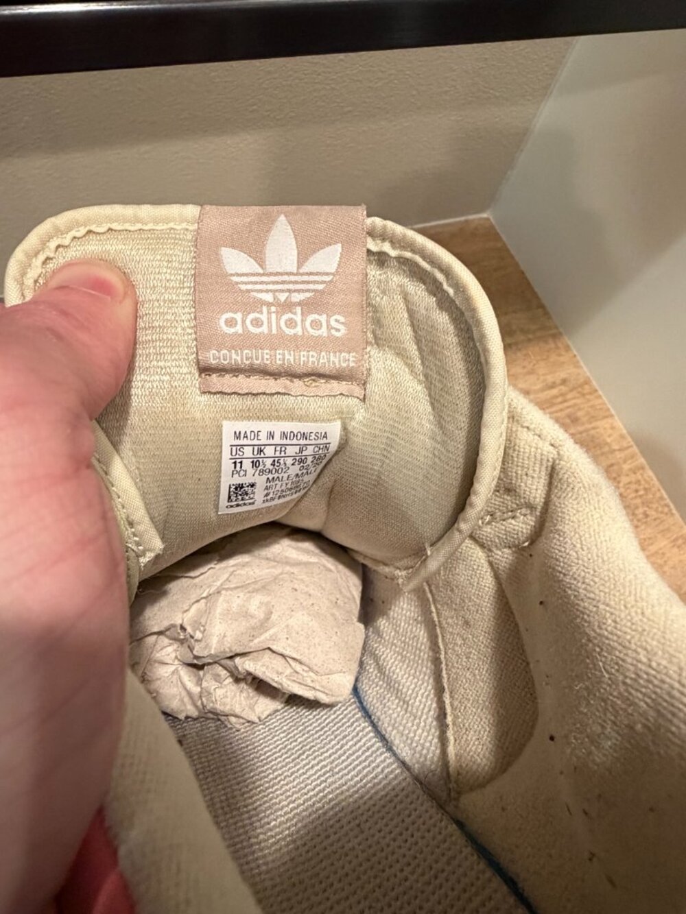 adidas x Human Made Forum Low Sneakers Pink Brown Mens Size 11 - Picture 2 of 9
